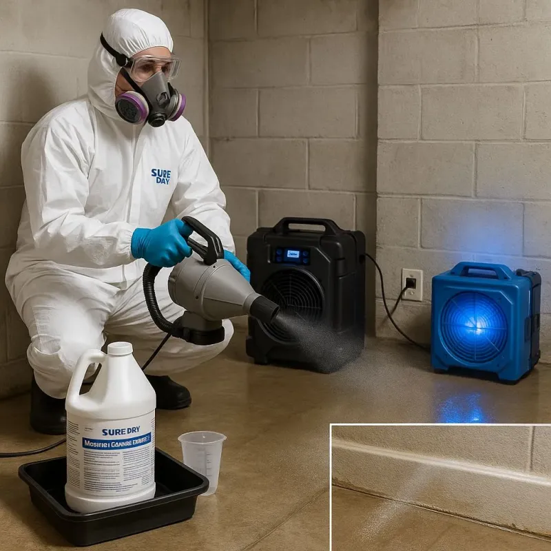 Sanitization and Odor Removal process in Coventry, RI